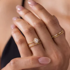 Buy Marquise Halo Diamond Ring 1