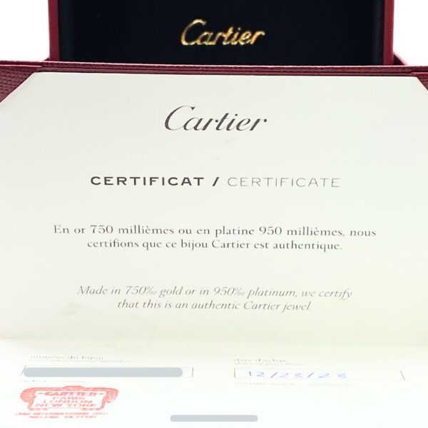 Buy Cartier 18k Rose gold Love bracelet size 18 w/paperwork 1 - Image 5
