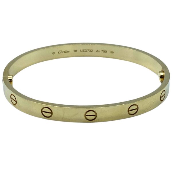 Buy Cartier 18k Rose gold Love bracelet size 18 w/paperwork 1