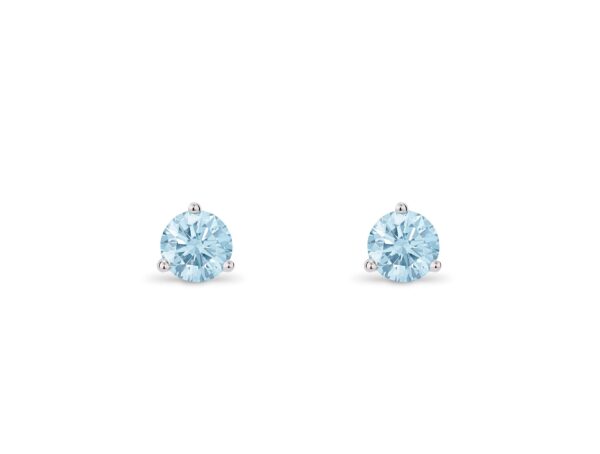 Half Carat Lab-Grown Diamond Solitaire Studs (1/2ctw.) - Image 4