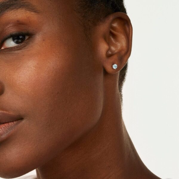 Half Carat Lab-Grown Diamond Solitaire Studs (1/2ctw.) - Image 7