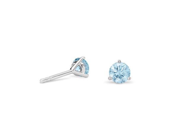 Half Carat Lab-Grown Diamond Solitaire Studs (1/2ctw.) - Image 5