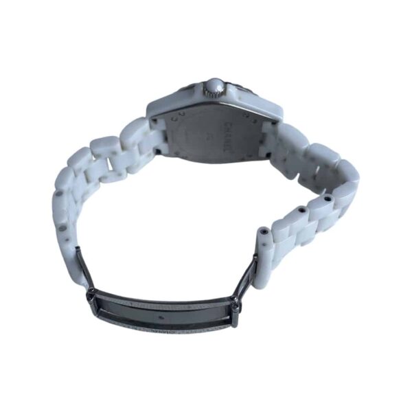 CHANEL J12 White Ceramic Diamond Automatic Watch - Image 6