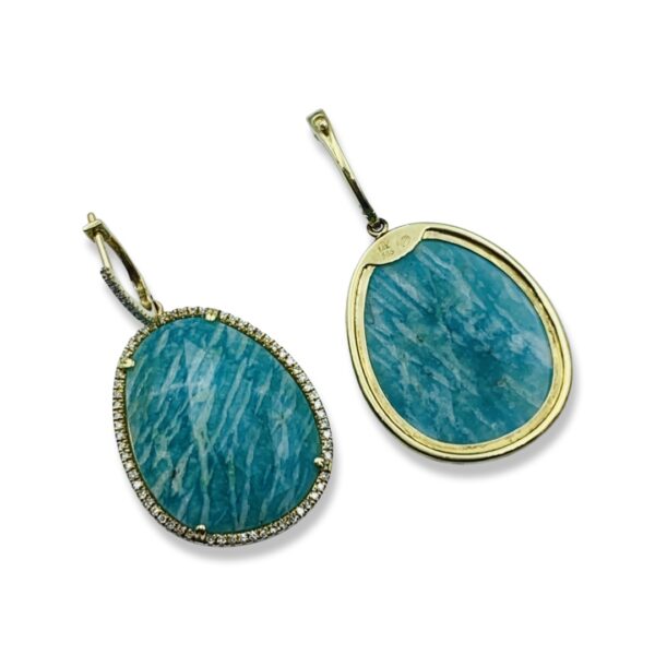 Buy 14KT Yellow Gold Davakarov Gemstone Earrings 1