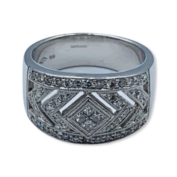 Buy 18KT White Gold Diamond Ring 1