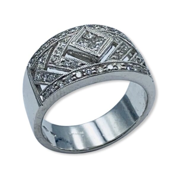 Buy 18KT White Gold Diamond Ring 1 - Image 2