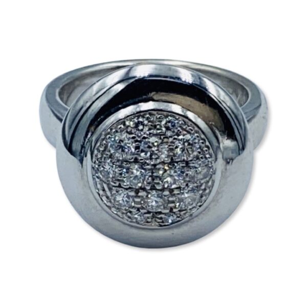 18KT White Gold Diamond Ring