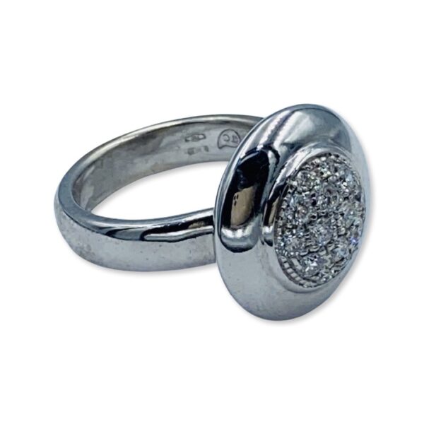 18KT White Gold Diamond Ring - Image 3