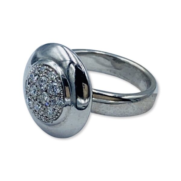 18KT White Gold Diamond Ring - Image 4