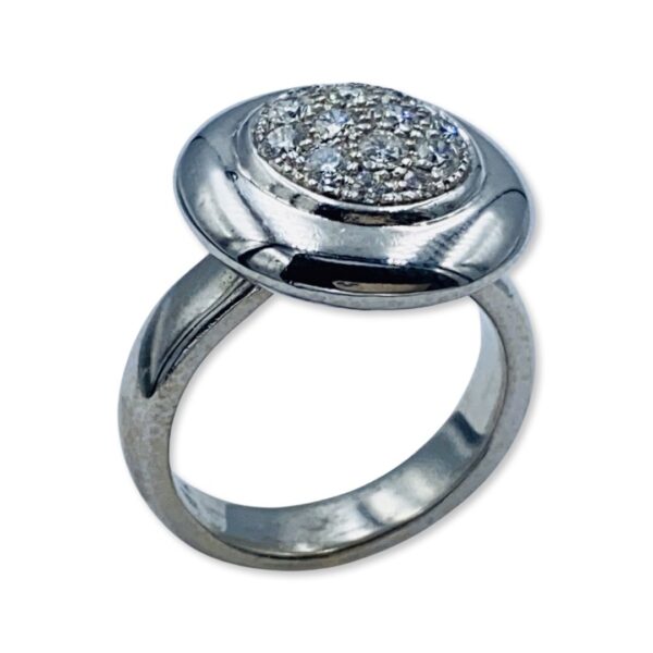 18KT White Gold Diamond Ring - Image 2