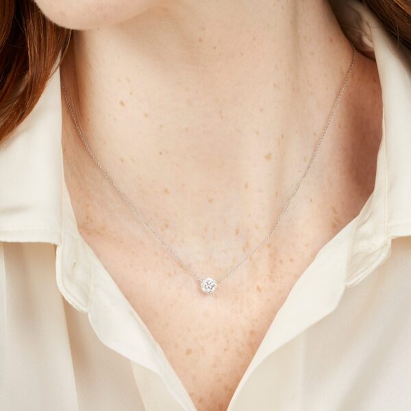 One Carat Lab-Grown Diamond Solitaire Pendant (1.00ct.) - Image 6