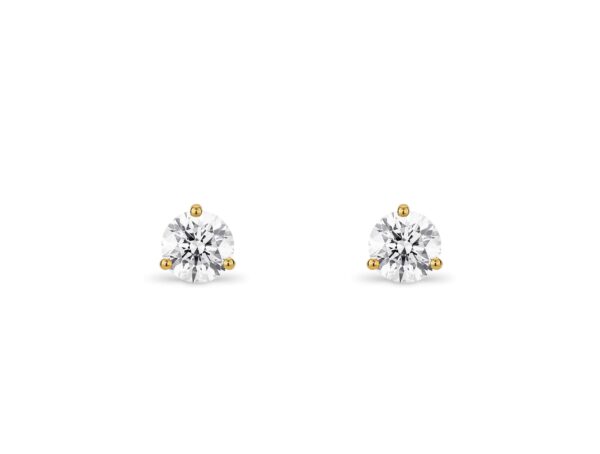 Half Carat Lab-Grown Diamond Solitaire Studs (1/2ctw.) - Image 3