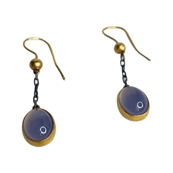 Lika Behar 24kt and Sapphire Dangle Earrings - Image 8