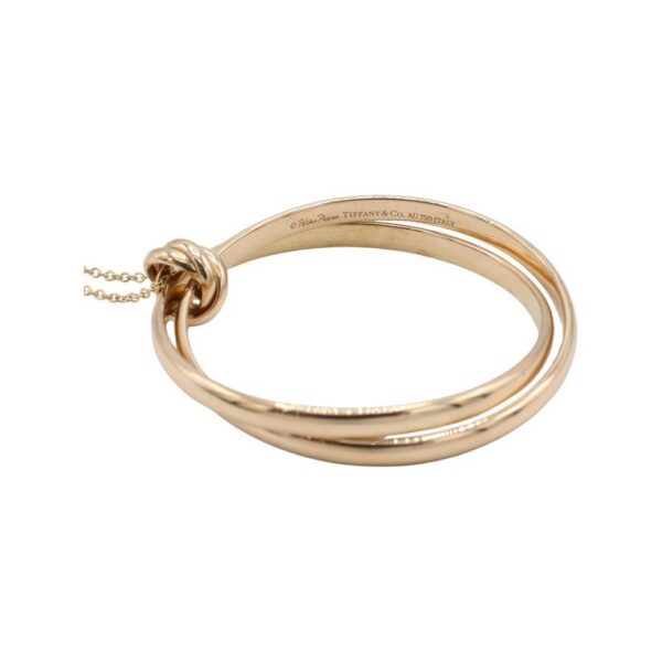 Tiffany & Co. Paloma Picasso Melody Rose Gold Large Circle Pendant Drop Necklace - Image 3