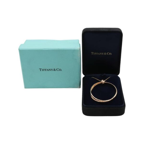 Tiffany & Co. Paloma Picasso Melody Rose Gold Large Circle Pendant Drop Necklace - Image 4