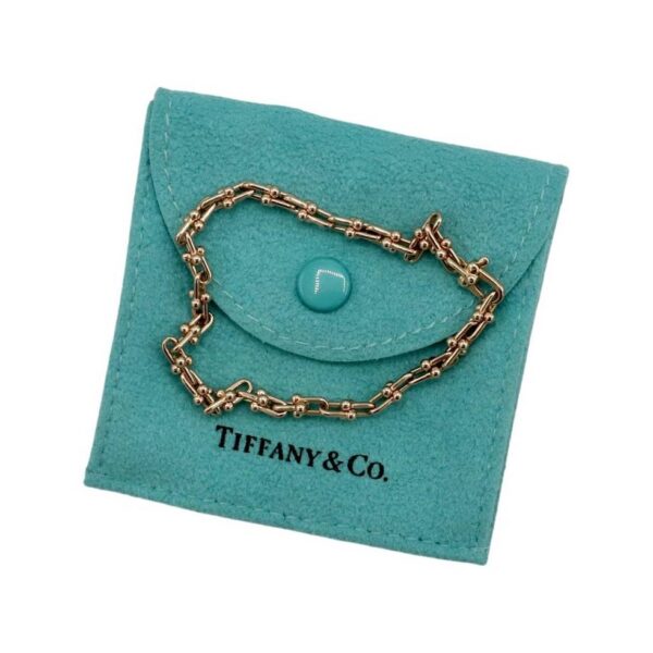Tiffany & Co. HardWear Micro Link 18 Karat Rose Gold Chain Bracelet - Image 3