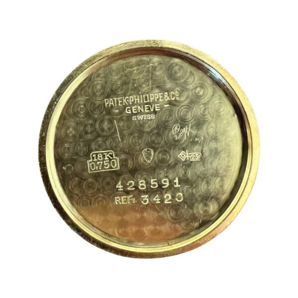 Patek Philippe Calatrava 18 Karat Yellow Gold Reference 3420 Vintage Watch Circa 1960 - Image 3