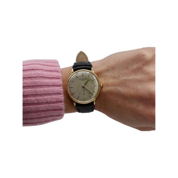 Patek Philippe Calatrava 18 Karat Yellow Gold Reference 3420 Vintage Watch Circa 1960 - Image 5