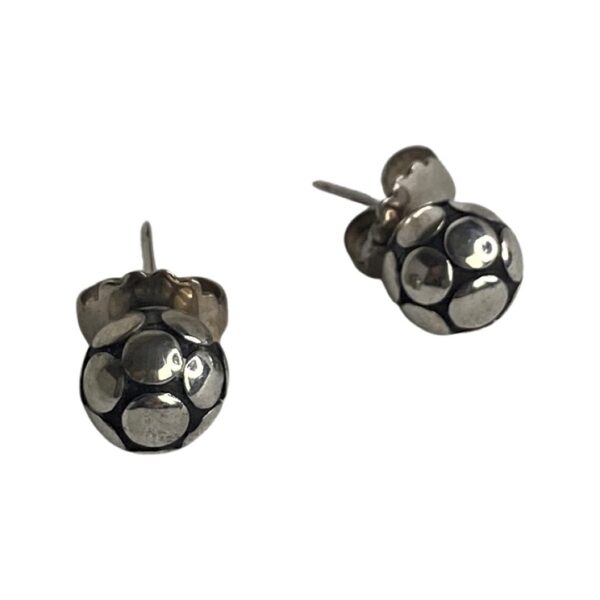 John Hardy “Silver Dot” Stud Earrings - Image 2