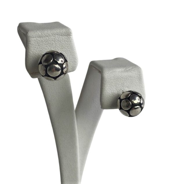 John Hardy “Silver Dot” Stud Earrings