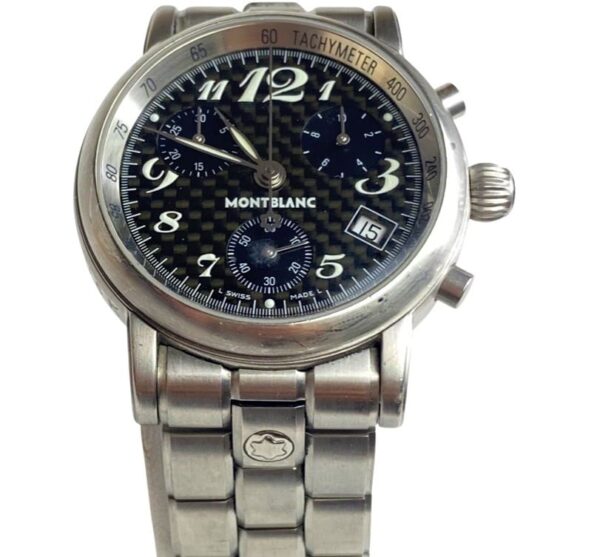 Montblanc Star Meisterstuck Chronograph Watch model 7038 - Image 2
