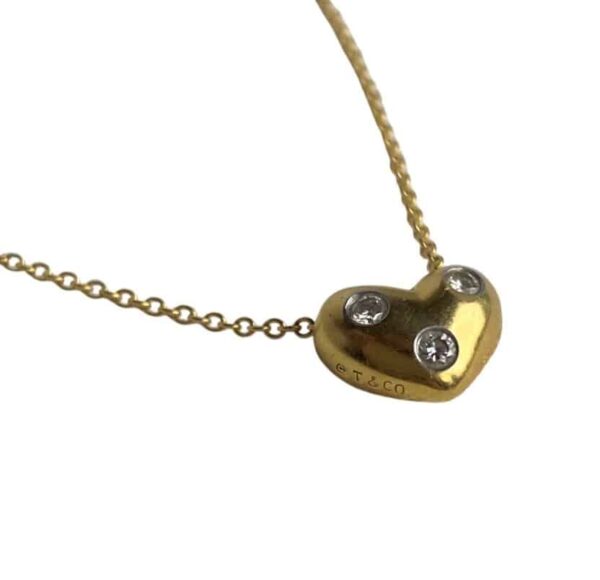 Tiffany & Co. “Etoile” Heart Pendant Necklace with Diamonds