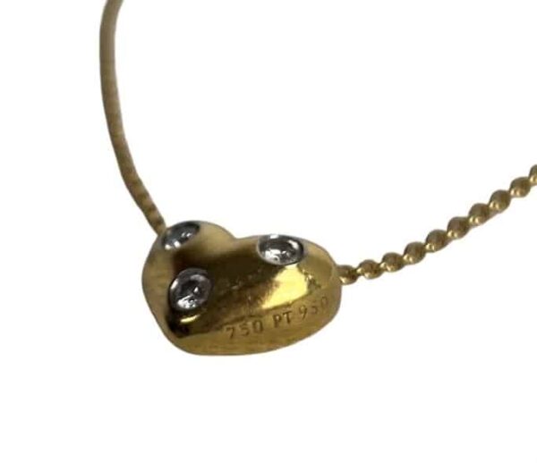 Tiffany & Co. “Etoile” Heart Pendant Necklace with Diamonds - Image 4