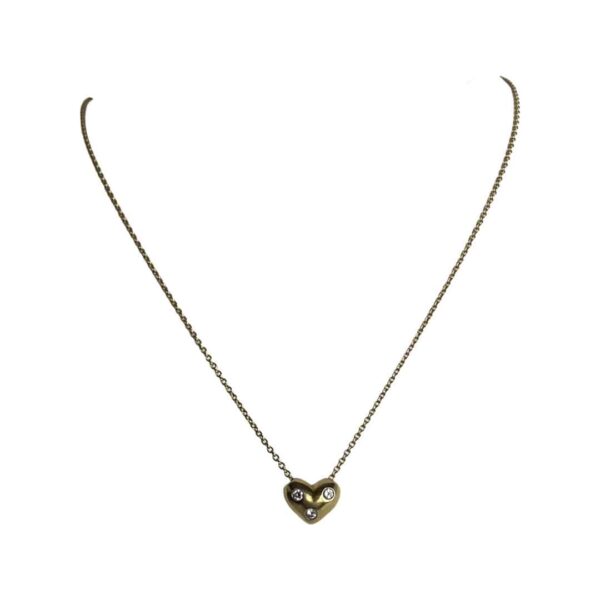 Tiffany & Co. “Etoile” Heart Pendant Necklace with Diamonds - Image 8