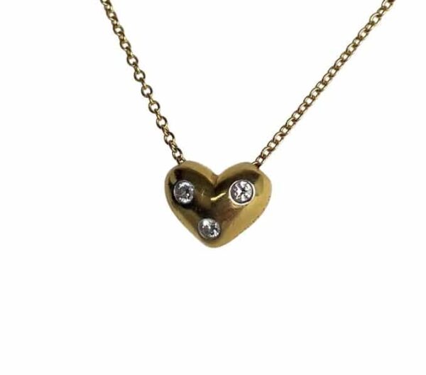 Tiffany & Co. “Etoile” Heart Pendant Necklace with Diamonds - Image 9